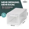 Set: 4 x Schubladenboxen Größe S mit Nutzvolumen 7 Liter Produktbild-Vorschau 3