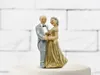 Statuetta per torta nozze d'oro / sposi, 12 cm Anteprima dell’immagine prodotto 6