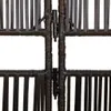 Paravent 6-tlg. Braun Poly Rattan Produktbild-Vorschau 7