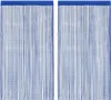 vidaXL Fadenvorhänge 2 Stk. 100 x 250 cm Blau Produktbild-Vorschau 8