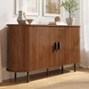 Merax Sideboard mit Schiebetüren und 4 Innenfächer, Kommode Produktbild-Vorschau 4