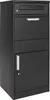 Toboli Boîte à colis verrouillable noire 1120 x 500 x 370 Voir les images du produit 1