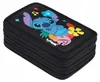 Astuccio a tre lembi con accessori Stitch Black Aloha Anteprima dell’immagine prodotto 2