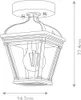 LED Außen Deckenleuchte, Laterne Landhausstil zur Produktbild-Vorschau 10