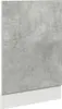vidaXL Geschirrspülerblende Lyon Betongrau 45x3x67 cm Produktbild-Vorschau 1