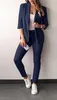 ASKSA Damen Mittellangen aermel Hosenanzug Elegant Business Produktbild-Vorschau 2