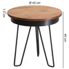 Brüxxi Odkladací stolík Jeneva, 45 cm, sheesham Náhľad obrázku produktu 4