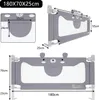 ACXIN 180cm Barrière de sécurité pour lit d'enfant Barrière Voir les images du produit 2