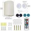 2 kusy LED nástěnné světlo RGB vnitřní dobíjecí baterie, Náhled obrázku produktu 11
