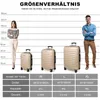 Valise à roulettes à coque rigide, grande valise cabine, Voir les images du produit 10