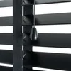 Holz Jalousie 50 mm - Schwarz - 60 cm x 175 cm - Fenster Produktbild-Vorschau 4