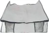 A white storage bag with clear plastic windows on the front, shown from the front. Anteprima dell’immagine prodotto