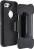 A black Otterbox Defender case for an iPhone, shown with the holster attached. Náhled obrázku produktu