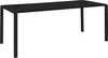 Zuiver Vondel Gartentisch 214x97 cm Aluminium Schwarz Produktbild-Vorschau 2