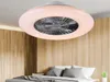 LED Ventilateur de plafond VISBY Chrome/Blanc Ø59cm - Voir les images du produit 4