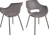 SIT Möbel Stuhl 2er-Set | Sitzschale Kunststoff grau | Produktbild-Vorschau 1