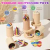 Montessori Spielzeug ab 1 Jahr, 3-in-1 Farbe Sortierspiel, Produktbild-Vorschau 3