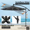 LARS360 3,5m LED Sonnenschirm Ampelschirm Solar Produktbild-Vorschau 7
