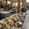 Champagnerfarbene Glasbrocken 10–20 cm 5 kg – Dekoglas für Produktbild-Vorschau 4