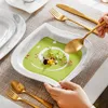 Opulent Tafelservice – 12 Personen – 60-teilig – Marmorlook Produktbild-Vorschau 5