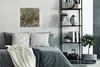 MuchoWow® Poster Steine - Braun - Schiefer 50x50 cm - Produktbild-Vorschau 4
