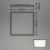BRILONER SLIM LED Panel, Neutralweißes Licht, Produktbild-Vorschau 4