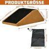 2er Set Kork-Kniebeugekeile,Fersenkeile aus rutschfestem Produktbild-Vorschau 2