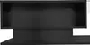 A black shelf unit with a white background. Produktbild-Vorschau