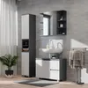 Szafka łazienkowa Vicco J-Shape Biały 30 x 190 cm, Model Podgląd zdjęcia produktu 4