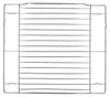 Amica 8056826 Grillrost Backofenrost Backrost Rost Gitter Produktbild-Vorschau 5
