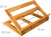relaxdays Serre-livres marron 33,0 x 22,5 x 22,0 cm Voir les images du produit 4