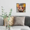 DEQOART Glasbild Echtglas 30x30 cm 'Bunte Produktbild-Vorschau 3