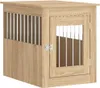 vidaXL Klec pro psy ve stylu nábytku Sonoma dub 55x75x65 cm Náhled obrázku produktu 1
