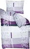 A bedding set, including a duvet cover and a pillowcase, laid out flat against a white background. Produktbild-Vorschau