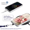 A phone case being charged via cable and wirelessly. Produktbild-Vorschau