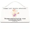 Mr. & Mrs. Panda Deko Schild Raumausstatterin Leidenschaft Produktbild-Vorschau 3