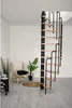 Pertura Spindeltreppe Nox Buche massiv Ø 120 cm Schwarz 12 Produktbild-Vorschau 2