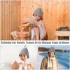 INF Saunahut aus Filzmaterial 2er-Pack Grau Produktbild-Vorschau 6