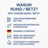 Betz Bademantel Frottee mit Kapuze TEDDY Farbe - dunkelblau Produktbild-Vorschau 8
