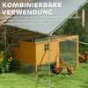 PawHut Hühnerstall 10,2 m² 3 x 3,4 x 1,9 m mit Produktbild-Vorschau 5