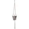 Single Macramé Quadratischer Knoten 100 Cm Weiss Produktbild-Vorschau 1
