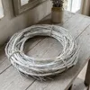 Reisigkranz "White Charme" Ø 45 cm groß, weiß, Tischkranz, Produktbild-Vorschau 1