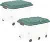 2er Set Rollboxen 57 l ROLLER 6, Farbe:Mistletoe grün Produktbild-Vorschau 1
