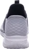 The back view of a gray SKECHERS Slade Ocon shoe. Voir les images du produit
