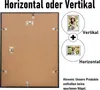Bilderrahmen Aluminium schwarz 30x40cm Acrylglas modern Produktbild-Vorschau 5