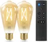 WiZ Filament-Lampe Bernstein 50 W ST64 E27 x2 + Produktbild-Vorschau 3