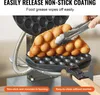 A close-up shot of a bubble waffle maker with a freshly made waffle being removed. Produktbild-Vorschau