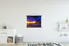MuchoWow® Textilposter Palme - Lila - Sonnenuntergang - Produktbild-Vorschau 2