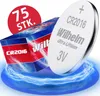 75 x Knopfzelle CR2016 Wilhelm Batterie Lithium 3V CR 2016 Produktbild-Vorschau 1
