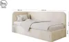 Moebelpaket Bett 100x200 cm, Polsterbett mit Stauraum und Produktbild-Vorschau 2